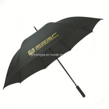 27" Black Advertising Promotional Stick Golf Umbrella (YSS0114)